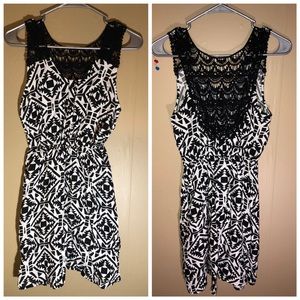 Black and White Aztec Dress